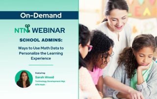 On-Demand Using Math Data to Personalize the Learning Experience with teacher and three children